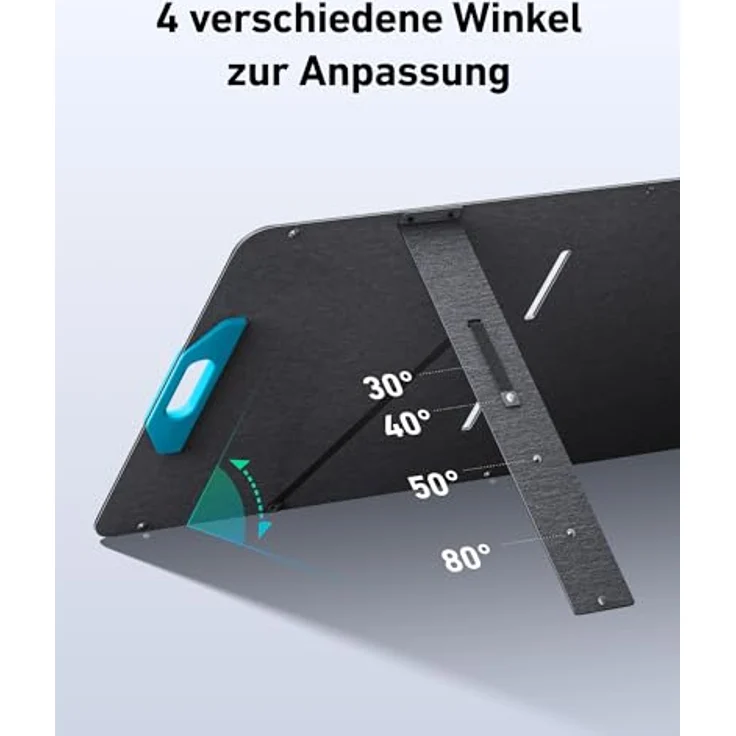Anker SOLIX PS200 Solarpanel, 200W faltbares Solarladegerät, IP67 wasserdicht, 23% höhere Umwandlung & Effizienz, für Camping, Wohnmobil, Stromausfall – Bild 3