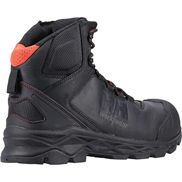 Helly Hansen Oxford Mid S3, Sicherheitsschuhe mit metallfreier Verbundzehenkappe und durchtrittsicherer Platte, schwarz