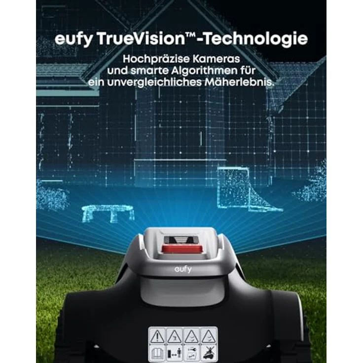 Eufy Mähroboter E18 mit TrueVision™, kameragestützter Navigation & kabelloser Kartierung – effizient & signalstabil – Bild 3