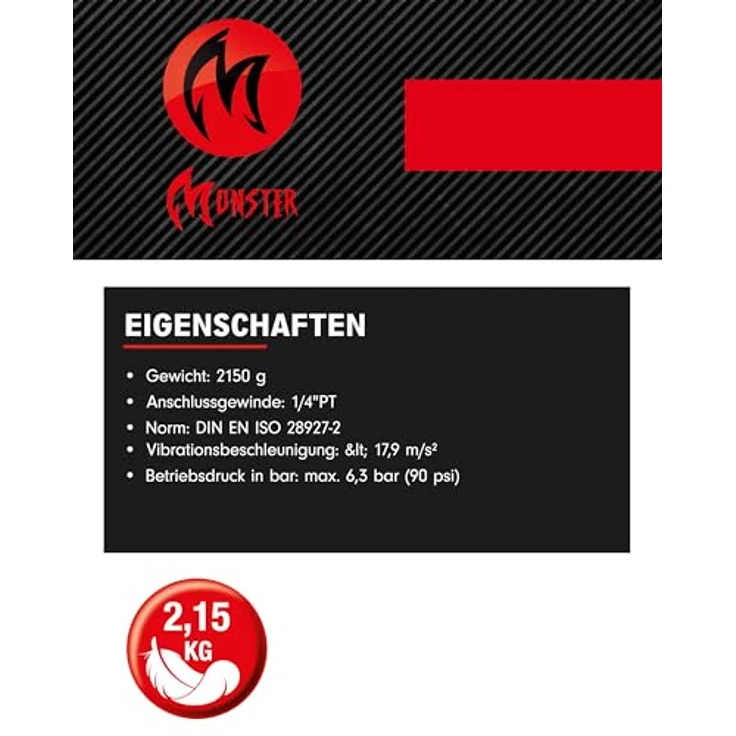 KS Tools 515.1210 1-2'' MONSTER Hochleistungs-Druckluft-Schlagschrauber, 1690Nm – Bild 3