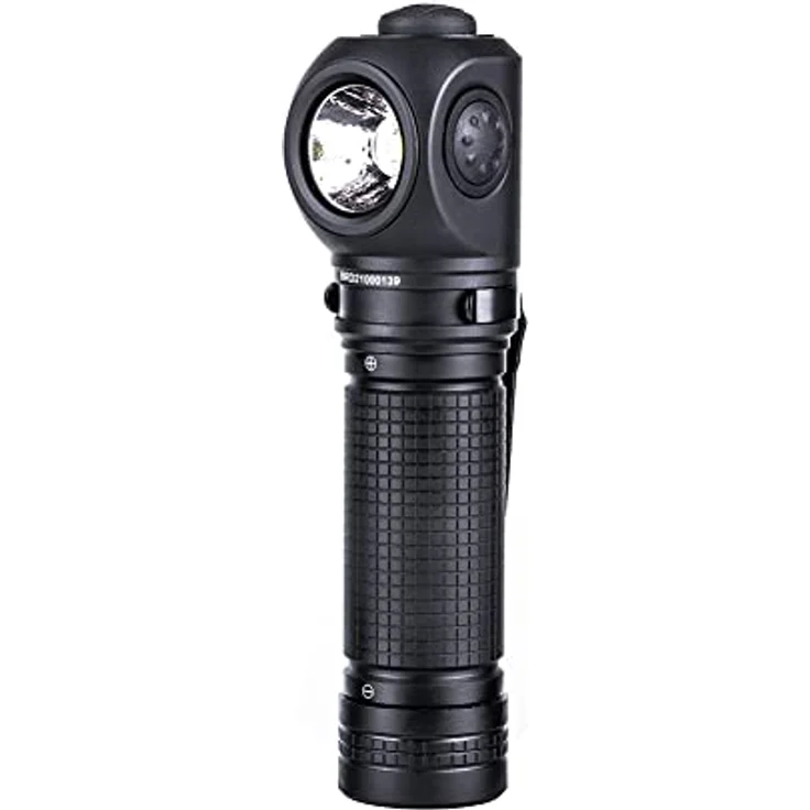 NEXTORCH P10 Mini LED Taschenlampe, 90 Grad rechtwinklig, 1400 Lumen, USB wiederaufladbar, rot, für Camping und Outdoor – Bild 1