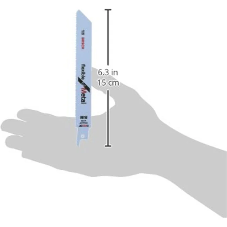 Bosch Professional Säbelsägeblatt Flexible for Metal zum Sägen in Metall (100 Stück, S 922 BF) – Bild 3