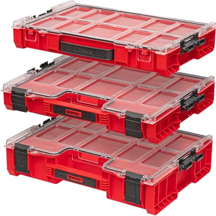 QBRICK System Werkzeugkoffer Qbrick System PRO Organizer 300 RED ULTRA HD stapelbar 452 x 358 x 110 – Bild 3