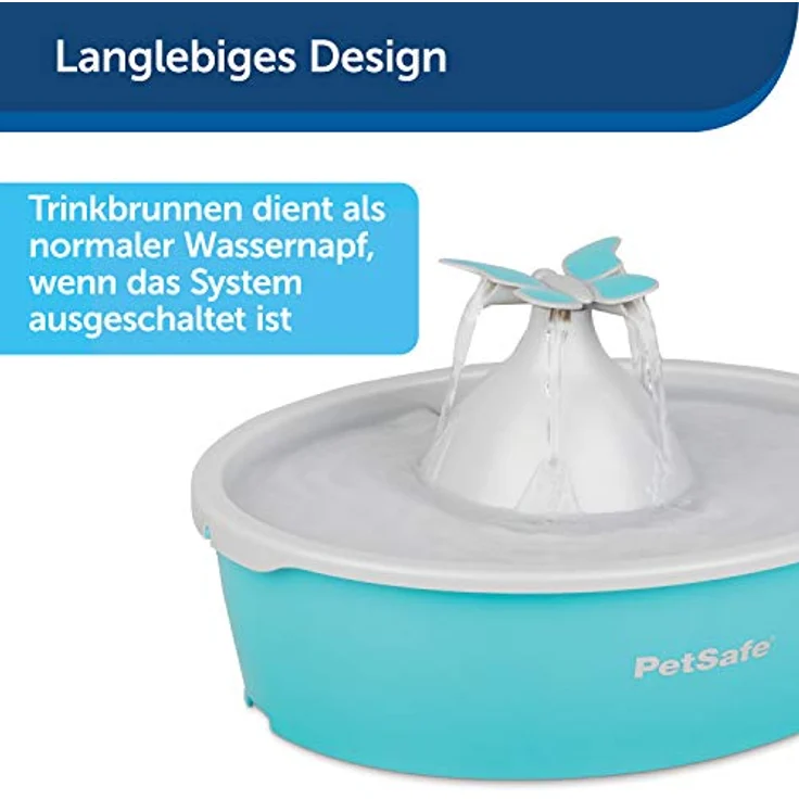 PetSafe Drinkwell Butterfly Pet Fountain, Futternapf – Bild 4