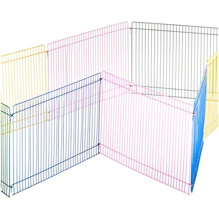 Nobby Hamster Freilauf bunt 8 Gitter 34 x 23 cm, 1 Stück (1er Pack) – Bild 3