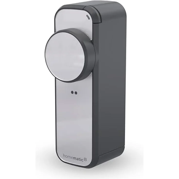 Homematic IP Türschlossantrieb pro, anthrazit-silber, Smart Lock mit permanenter Türüberwachung, steuerbar per App, Alexa & Google Home, 162826A0 – Bild 1