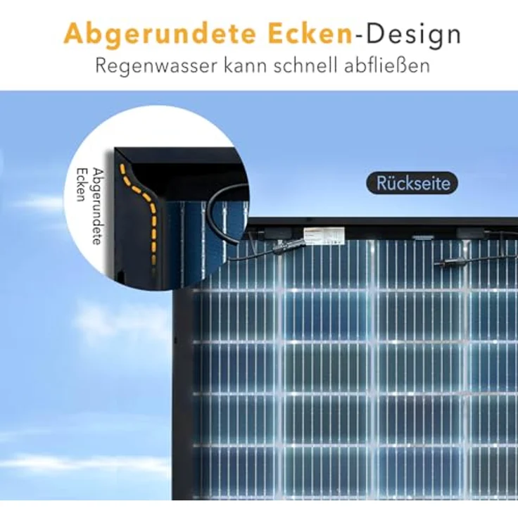 enjoy solar Bifaziales PERC Solarmodul 210W 36V, Dual Glas Design mit Leistungsgarantie bis 25 Jahre – Bild 4