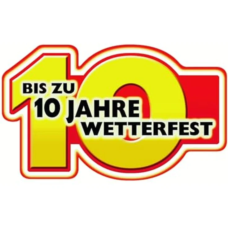 Consolan Holzschutzlasur Wetterschutz-Farbe, 2,5 L sandgelb, wetterfest, seidenglänzend, für Außenanwendung – Bild 3