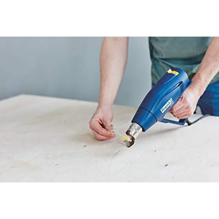 Rapid Heißluftfön R1800 im Koffer inkl. Zubehör, 1800 W Heißluftpistole, 300-550°C, 250-450 l-Min. – Bild 5