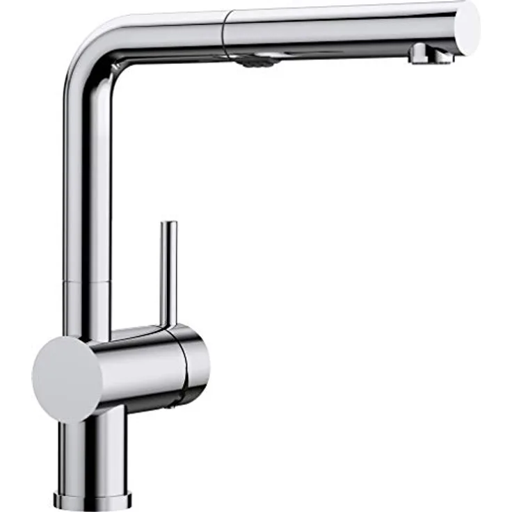 Blanco Küchenarmatur LINUS-S Vario Hochdruck, mit herausziehbarer Zweistrahlbrause und minimalistischen Design