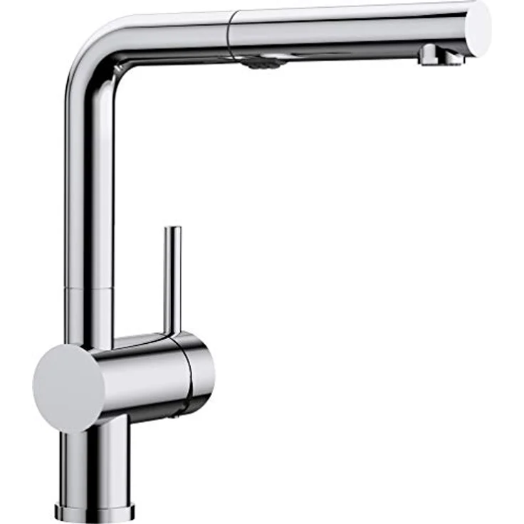 Blanco Küchenarmatur LINUS-S Vario Hochdruck, mit herausziehbarer Zweistrahlbrause und minimalistischen Design – Bild 1