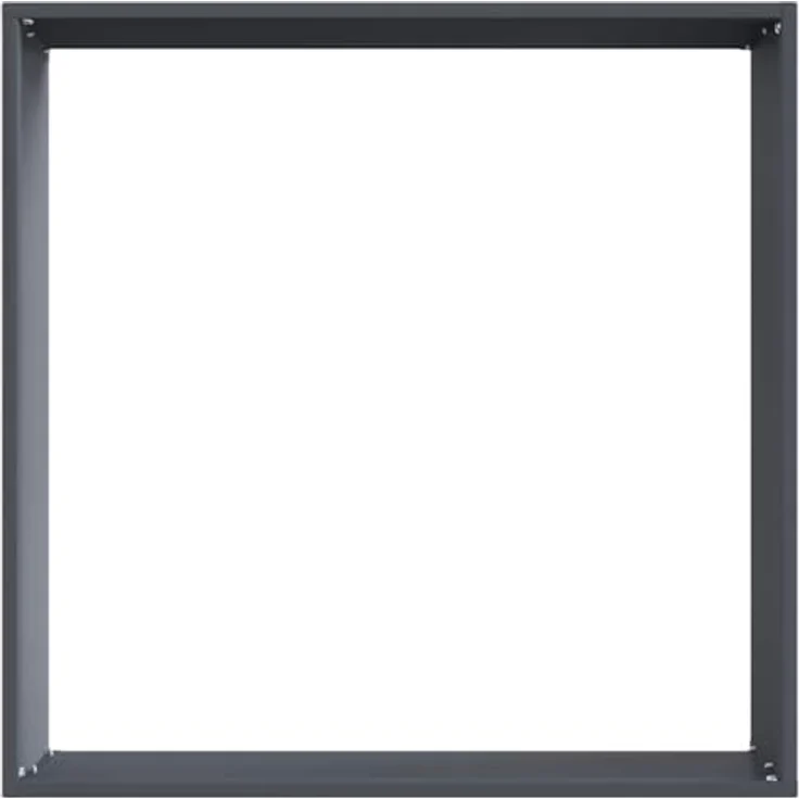 vidaXL Raseneinfassung 6er Set Anthrazit, 50 x 50 x 13 cm, Strapazierfähige Stahlkante für Garten und Terrasse, Moderne Rasenbarriere mit einfacher DIY-Installation – Bild 5
