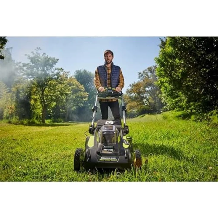 Ryobi RY36LMX51A-160 36 V - mit Akku und Ladegerät - Akku-Rasenmäher, 51 cm Schnittbreite, 70 l Fangkorbvolumen – Bild 5