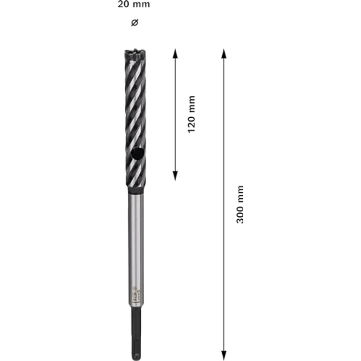 Bosch PRO SDS plus Rebar Cutter, Vierschneider für Armierung, 20 x 120 mm, langlebig und hitzebeständig – Bild 3