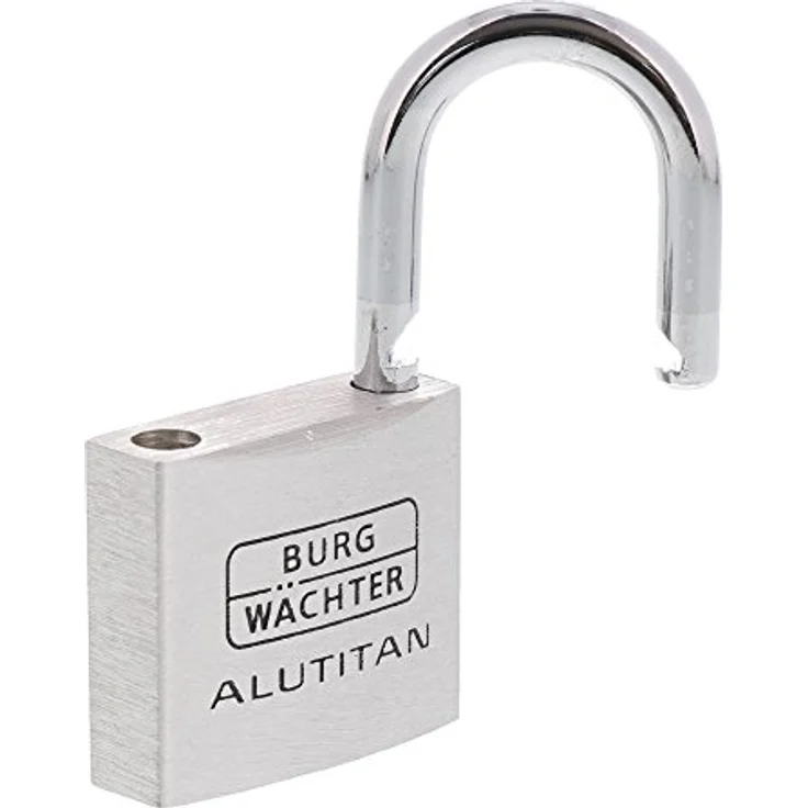 BURG-WÄCHTER Zylinder-Vorhangschloss, 6,5 mm Bügelstärke, Alutitan 770 40 SB, 40 mm – Bild 4