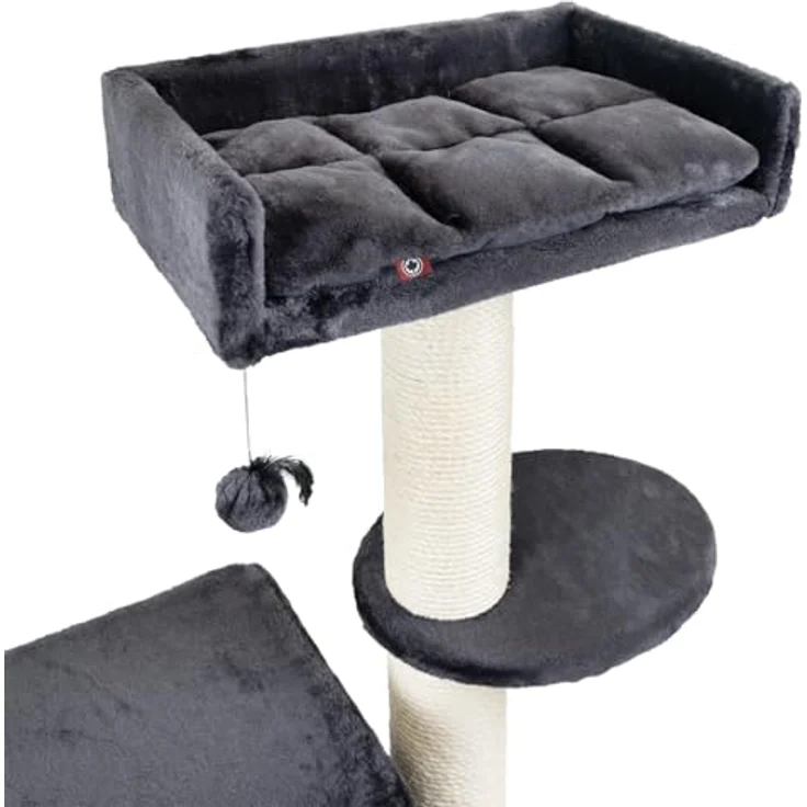 Canadian Cat Company Kratzbaum Kratzbaum Riley, für kleine bis mittelgroße Katzen, 65 x 45 x 135 cm – Bild 5