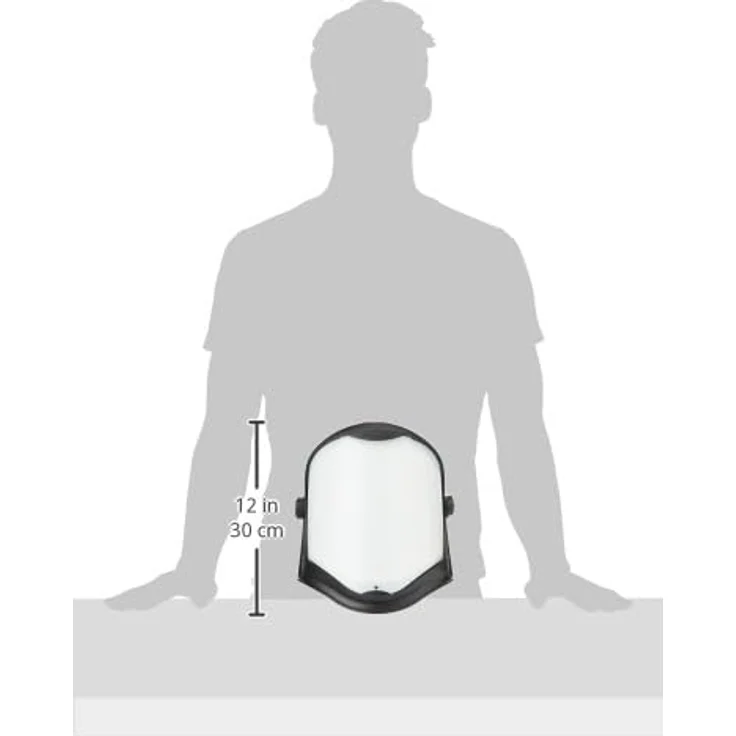 Honeywell 1011623 Bionic Gesichtsschutzschild mit Unbeschichtete Polzcarbotatscheibe Klare Linse – Bild 3