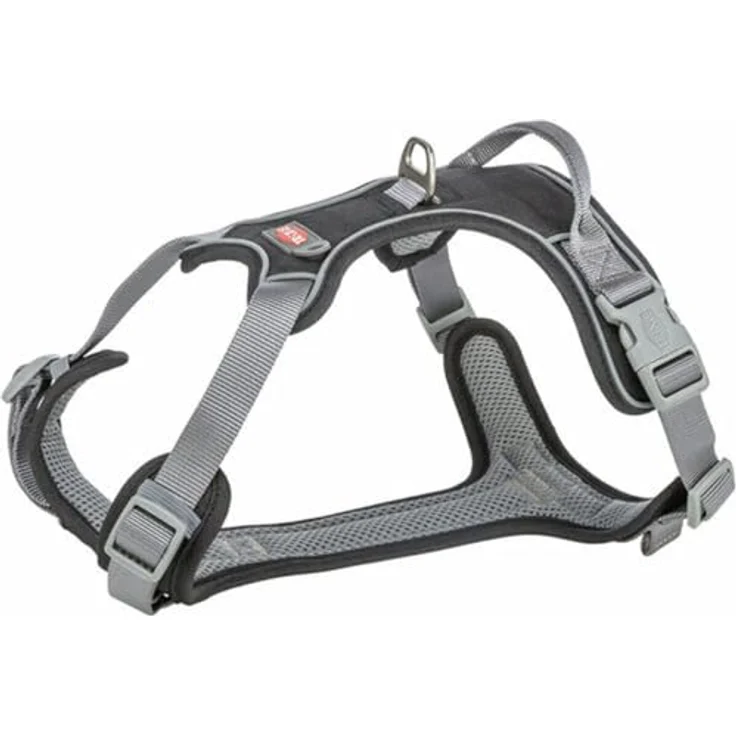 TRIXIE Geschirr Premium Active, hochwertiges Hundegeschirr für aktive Hunde, schwarz – Bild 2