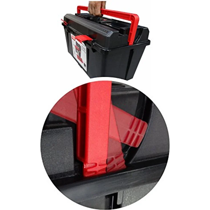 TAYG TOOLBOX Werkzeugkasten aus Kunststoff Nr.31 Sortimentkoffer Nr. 31 mit Einlage und Box 445 x 235 x 230 mm – Bild 6