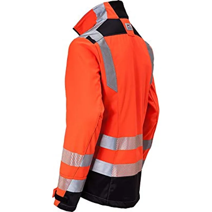KÜBLER REFLECTIQ Warnschutzjacke warnorange, Größe L, Unisex-Arbeitsjacke aus Mischgewebe – Bild 4