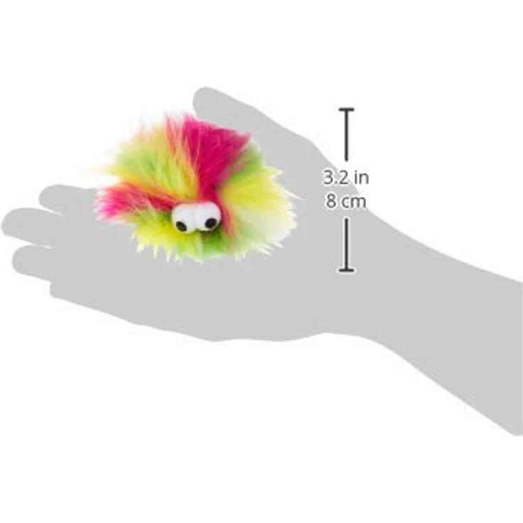 ALL FOR PAWS Fluffy Ball AFP2805, Tierspielzeug 200 g, rosa – Bild 3