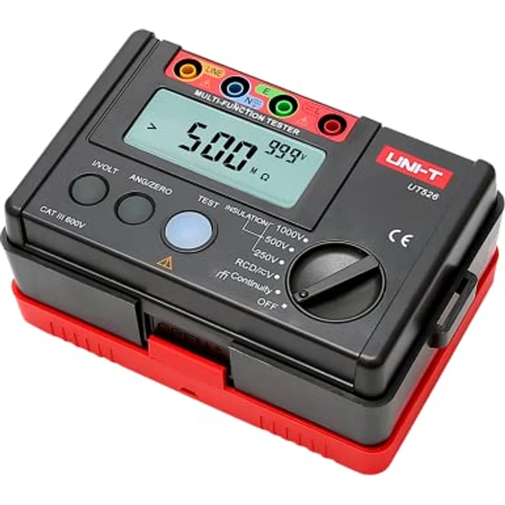 UNI-T Multimeter UT526 MIE0133 mit manueller Messbereichsänderung, Phasenumkehrung und Hochspannungswarnung – Bild 4