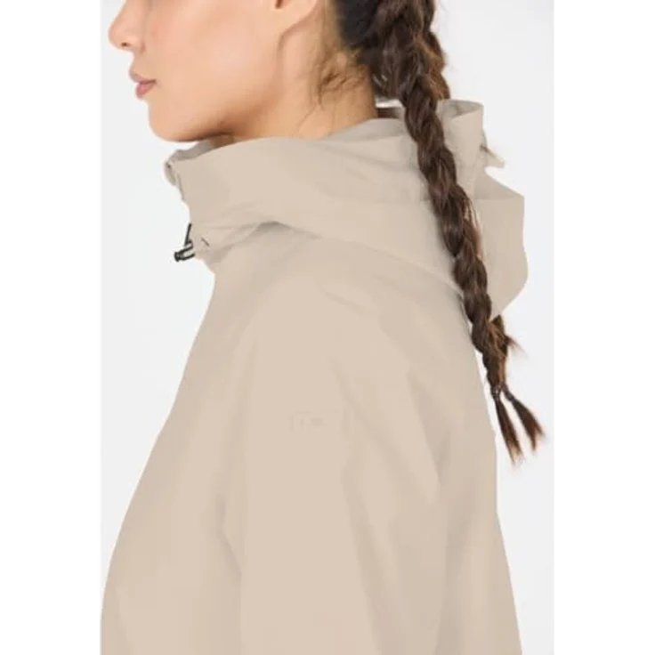 CMP Campagnolo Jacket Fix Hood, wetterfester Damen-Parka mit Atmungsaktivität und regulärer Passform, Beige, Größe L – Bild 6
