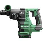 HiKOKI DH3628DA, Akku-Bohr- und Meißelhammer (SDS-plus) mit bürstenlosem Motor, drei Betriebsarten und User Vibration Protection