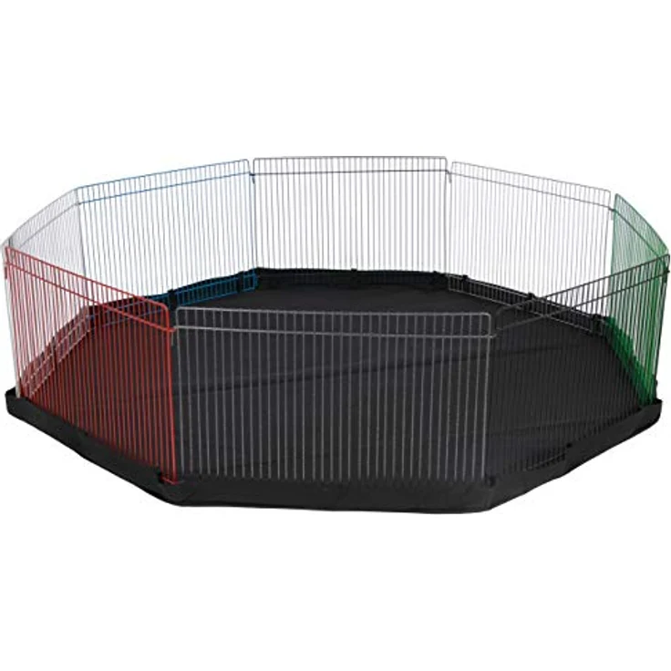 Kerbl Nylonboden für Kleintiergehege 82700 (verhindert Freigraben, erhöhte Seiten, Montage dank Klettverschluss, Schutzmatte für Gehege) 81791