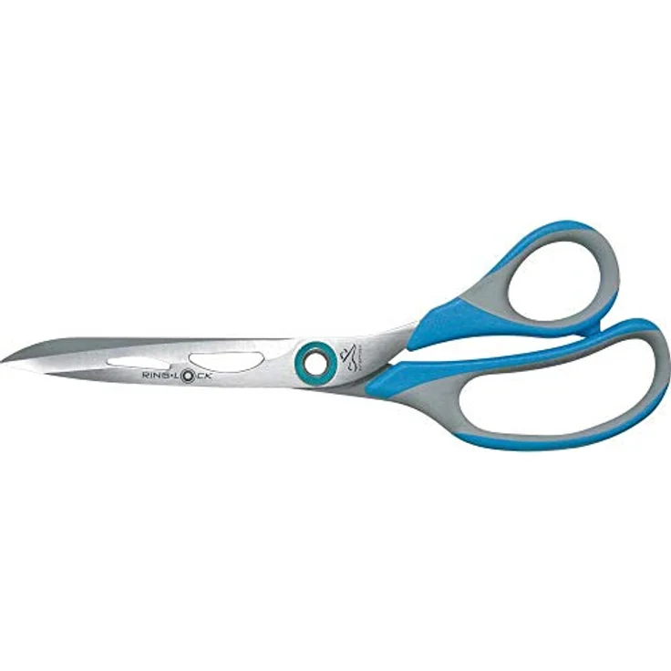 Heinz Hesse KG Arbeits-/Präzisionsschere 255mm, rostfreier Stahl, ergonomischer 2K-Griff, Schnittlänge 110mm, patentiertes RingLock System®, extra leicht – Bild 2