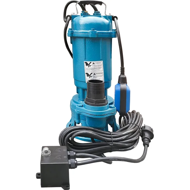 IBO Tauchpumpe CTR 1100, Hochleistungsfähige Abwasserpumpe mit 1100 W und automatischem Schwimmerschalter, Grau