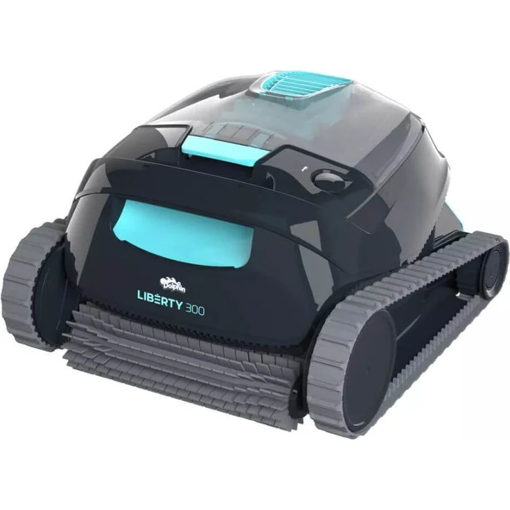 Dolphin Liberty 300 Delphindraht Vakuum / Wireless Poolroboter - Mayronics, induktives Laden, Eco-Modus, kabellos, PVC Lamellenbürste
