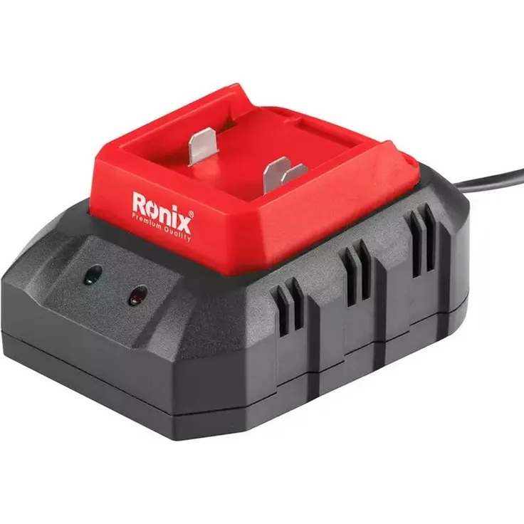Ronix 8693 Schnellladegerät 20V mit LED-Ladeanzeige, kompatibel mit 18V Makita Akku, 1,8 m Kabel, integrierte Sicherheitsfunktionen