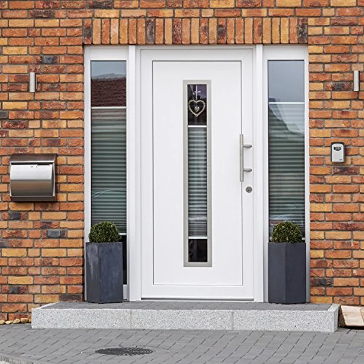 HMF 326-02 Schlüsseltresor mit 4-stelligem Zahlencode, Schlüsselbox für außen | 12,2 x 8,7 x 4 cm | Grau – Bild 5