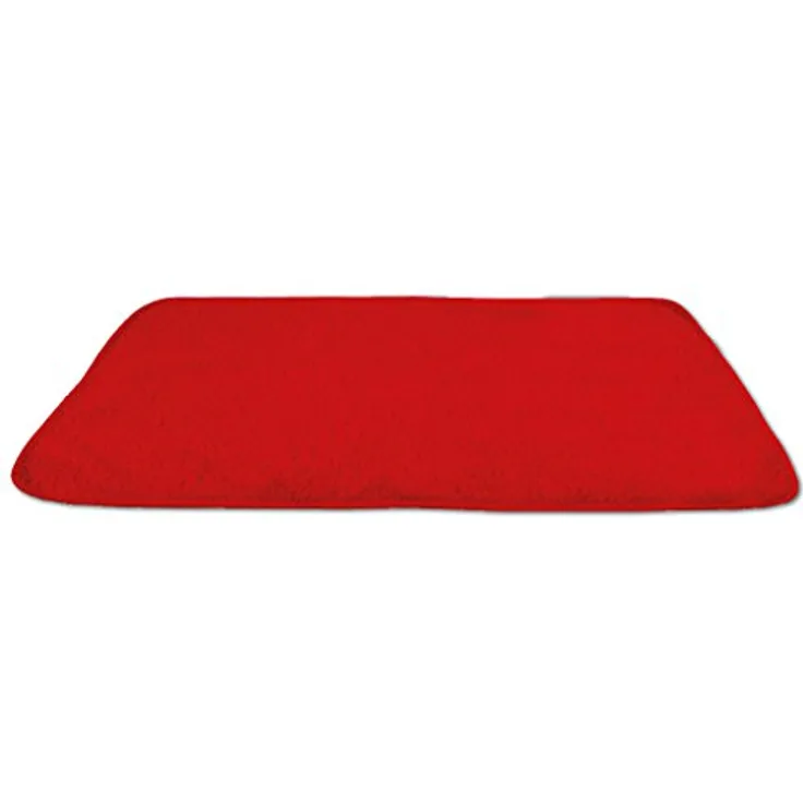 Bestlivings Rote Tierdecke Lammflor, 60x80 cm, weich und robust, maschinenwaschbar