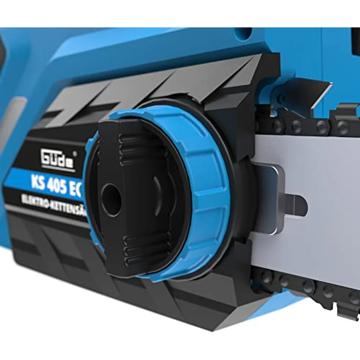 Güde Elektro Kettensäge KS 405 EC, 2400 Watt, 385 mm Schnittlänge, Kettenschnellspannsystem, Metall Stammhaltekralle – Bild 11