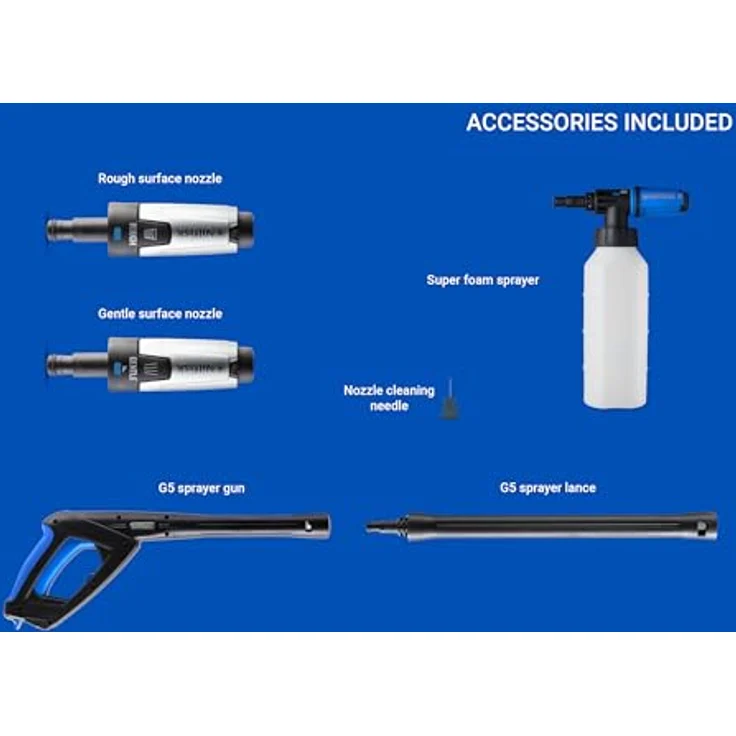 Nilfisk Premium 200-15 EU Hochdruckreiniger, 200 bar maximaler Druck, stahlarmierter 15 m Hochdruckschlauch – Bild 8