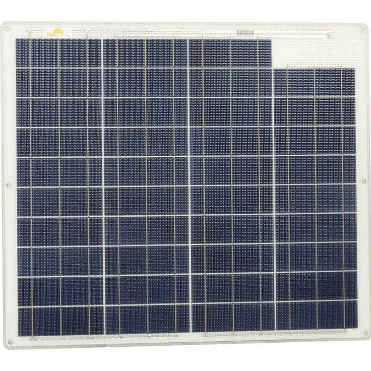 Sunware SW-40183, 60 Wp Monokristallines Solarmodul 60, 12 V, 3 kg, hohe Effizienz, wetterbeständig