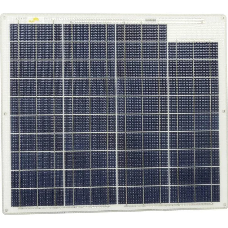 Sunware SW-40183, 60 Wp Monokristallines Solarmodul 60, 12 V, 3 kg, hohe Effizienz, wetterbeständig