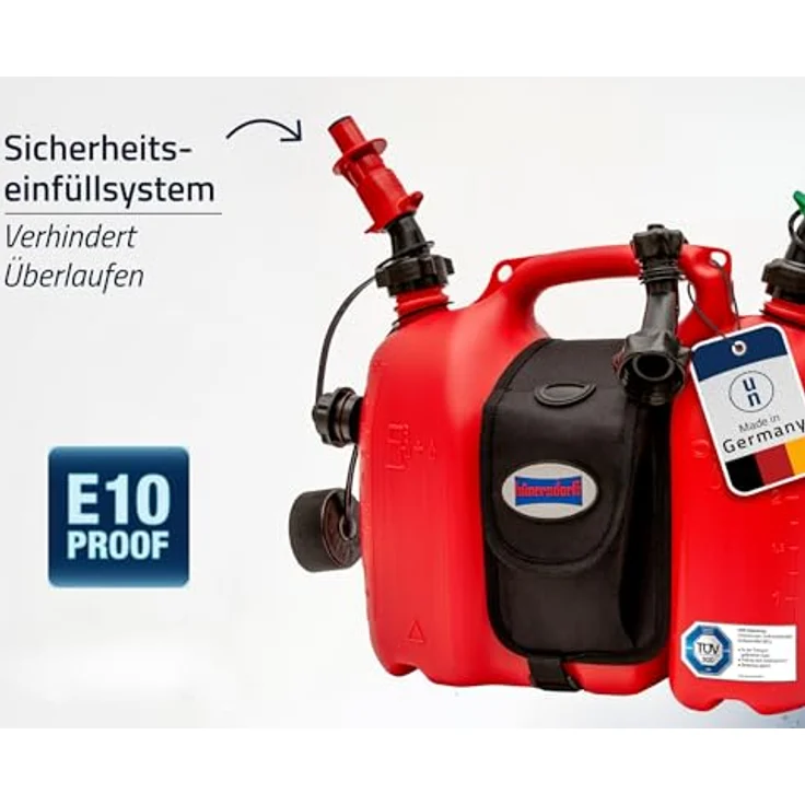 Hünersdorff Sicherheits-Einfüllsystem 819800 Für Kunststoff und Doppelkanister, Geeignet für Kraftstoffe – Bild 3