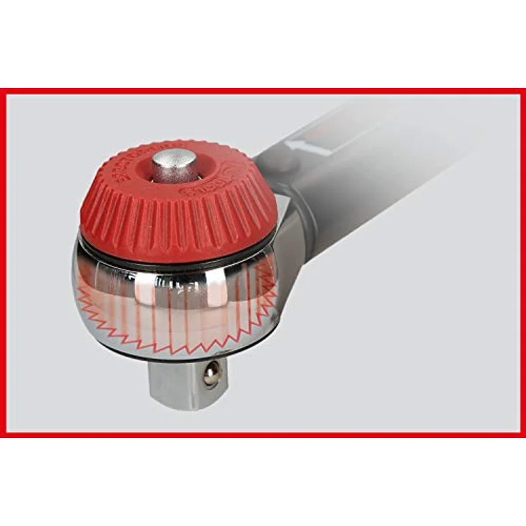KS Tools Ratschen-Drehmomentschlüssel, 1/2" mit doppelter Skala (20 Nm - 200 Nm), präzise Auslösegenauigkeit – Bild 9