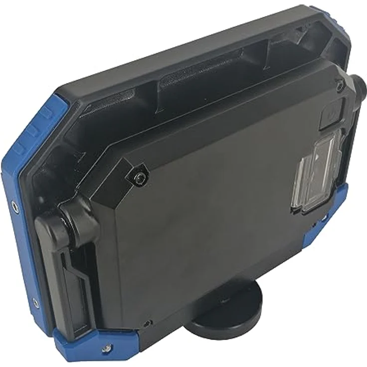 as - Schwabe Acculine Flex LED-Strahler 20W, 2.200Lm, Mobiler LED-Baustrahler mit Standfuß, Schwenkbare Aussenleuchte, LED-Spot, LED-Leuchten Außen-Lampen, LED-Beleuchtung, IP54, Schwarz, Blau, 46361 – Bild 4