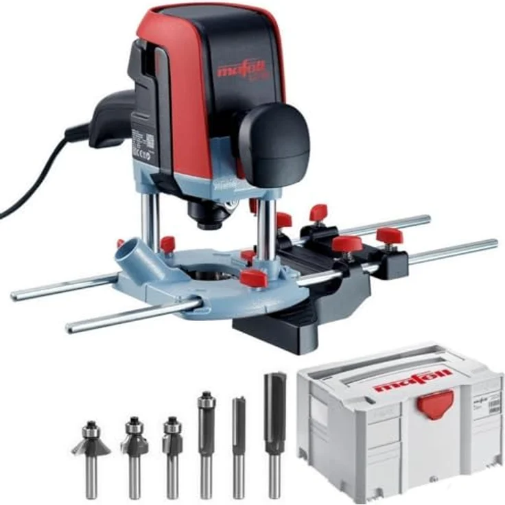Mafell LO 55 MAX3, Oberfräse mit Zubehör und Fräser-Set, optimal ausbalanciert, 230 V, 3,1 kg – Bild 1