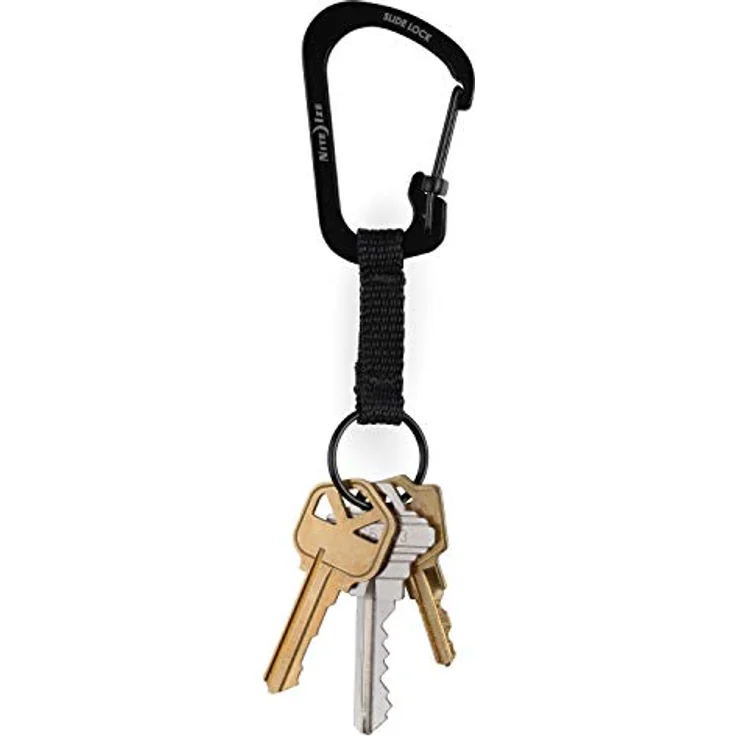 NITE Ize Schluessel-Karabiner NI-CSLW3-01-R6 Keyring Gr.3 Schwarz 1St. – Bild 3