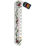 TFA Innen-/Aussenthermometer, Thermometer + Hygrometer mit 2-Punkt-Justierung, Weiss