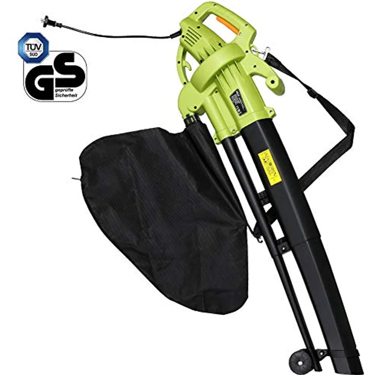 Bakaji 2830750 Elektro-Laubsauger für Garten Häckselfunktion 3000 Watt – Bild 5