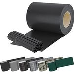 KESSER PVC Sichtschutzstreifen Sichtschutz Rolle Doppelstabmatten Zaun Blickdicht Wetterfest und Windschutz Zaunfolie Sichtschutz Garten Gartenzaun Anthrazit, 35 m - Preisvergleich
