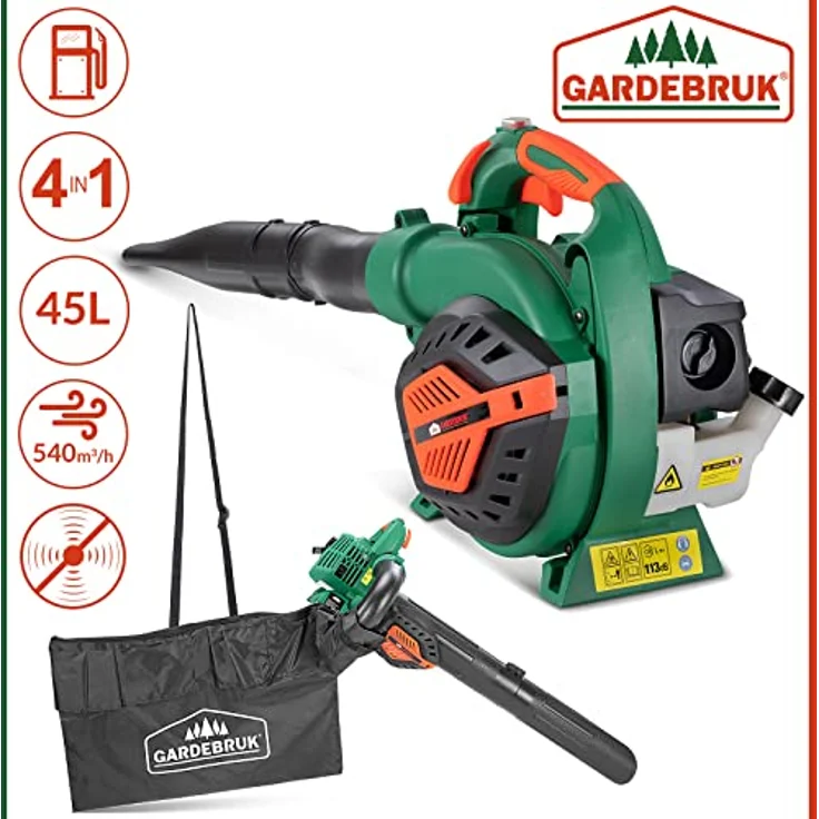 Monzana 105830 3-in-1 Laubsauger Häckselfunktion 700 Watt – Bild 2