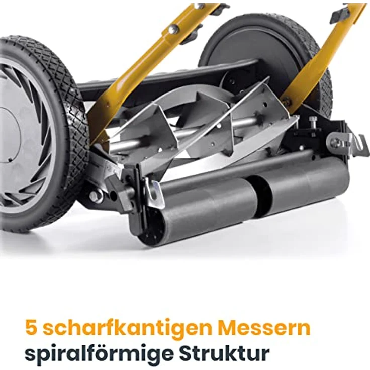 Stiga rasenmäher SCM 240 R 76 x 115 cm Stahl grau-gelb – Bild 3
