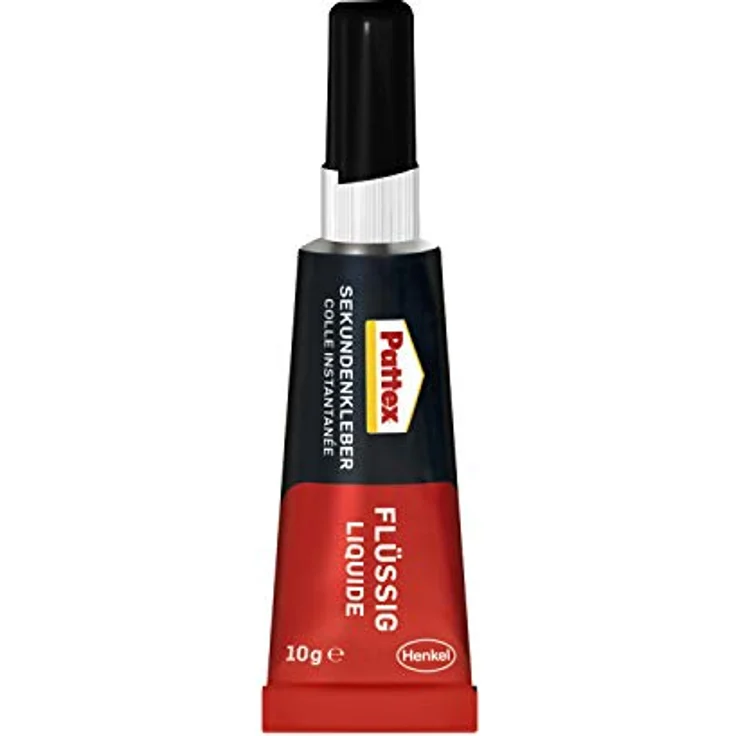 Pattex Sekundenkleber Flüssig, spülmaschinenfester Superkleber für viele Sofortreparaturen, schnelltrocknender farbloser Flüssigkleber, 1 x 10g - Preisvergleich – Bild 4